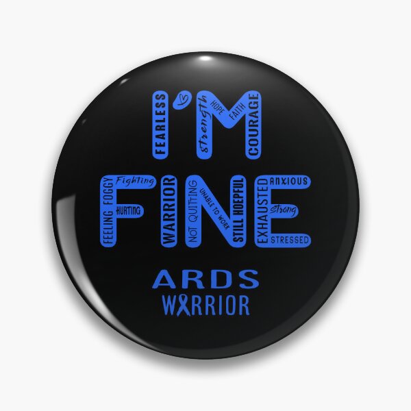 Item preview, ARDS Warrior - I Am FINE, Support ARDS Warrior Support Gifts designed and sold by RidnerStore.