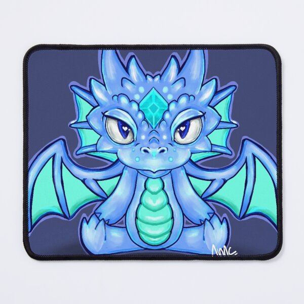 Item preview, Cute baby blue dragon designed and sold by AprilsOriginals.