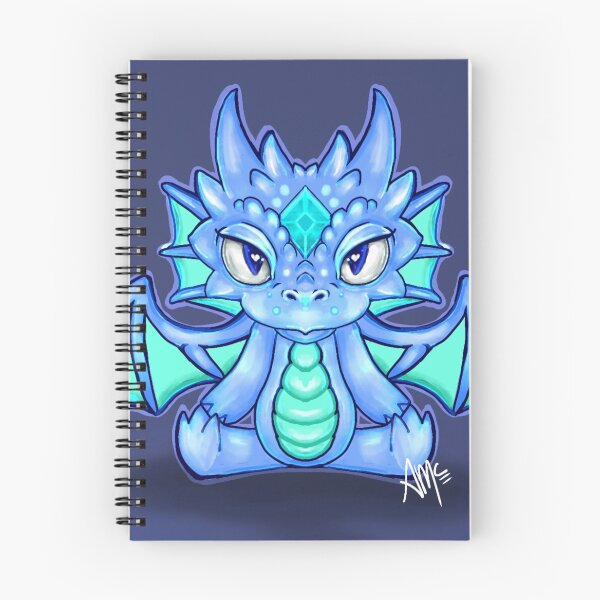 Item preview, Cute baby blue dragon designed and sold by AprilsOriginals.