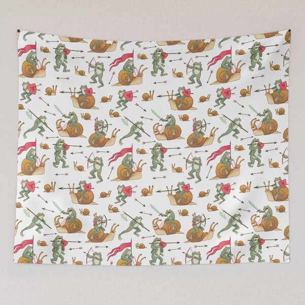 Item preview, Medieval Battle Frogs and Snails designed and sold by karykeppol.