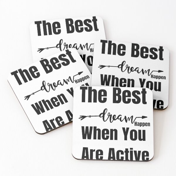 Item preview, The Best Dream Happen When You Are Active designed and sold by Chanchane Store.
