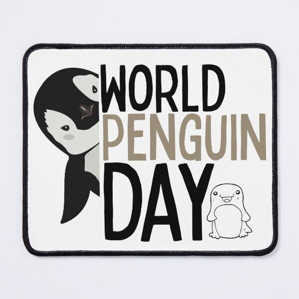 Item preview, World Penguin Day Cute Bold Design designed and sold by EarthArtDesigns.
