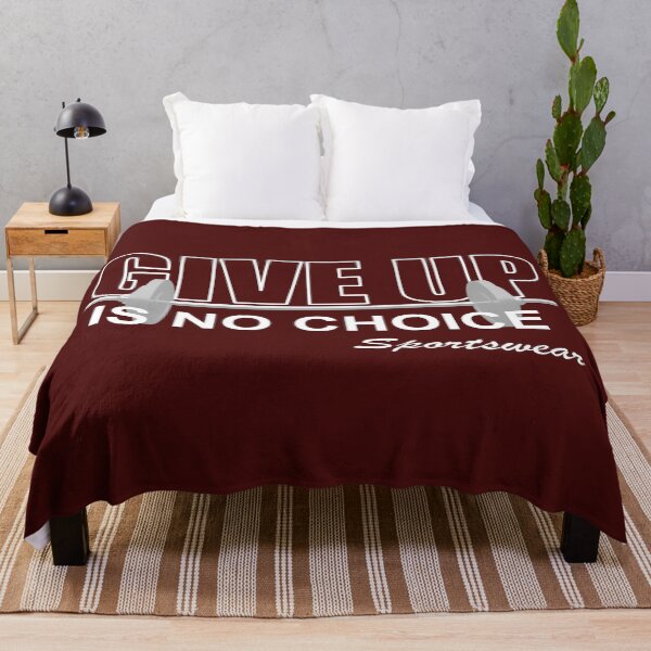 Item preview, Give Up is no choice, gym, workout, fitness, sport, fashion designed and sold by ChrUzDesigner.