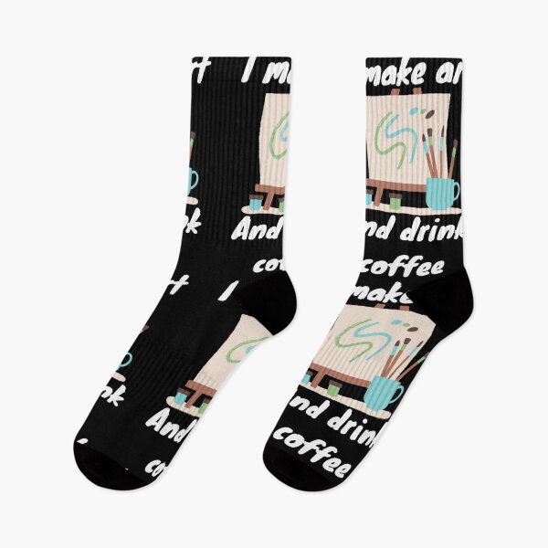 Item preview, I make art and drink coffee  designed and sold by LukjanovArt.