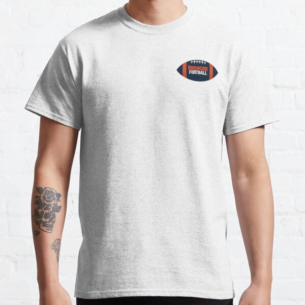 deadmansupplyco Vintage Football - Denver Broncos (White Denver Wordmark) Long Sleeve T-Shirt