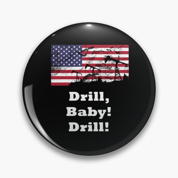 Artikelvorschau, Bohren, Baby! Bohren. Bohrinseln und amerikanische Flagge. entworfen und verkauft von SpringPetals.