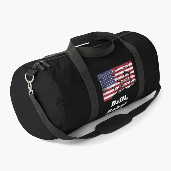 Item preview, Drill, baby! Drill. Oil Rigs and American Flag. designed and sold by SpringPetals.