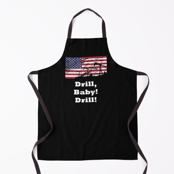 Item preview, Drill, baby! Drill. Oil Rigs and American Flag. designed and sold by SpringPetals.