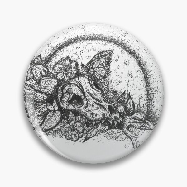 Item preview, Butterfly on a skull designed and sold by KirstenDB.