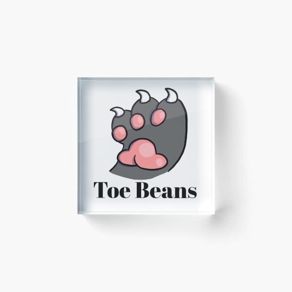 Item preview, Black Paw Pink Toe Beans With Text designed and sold by DolmanceWorks.