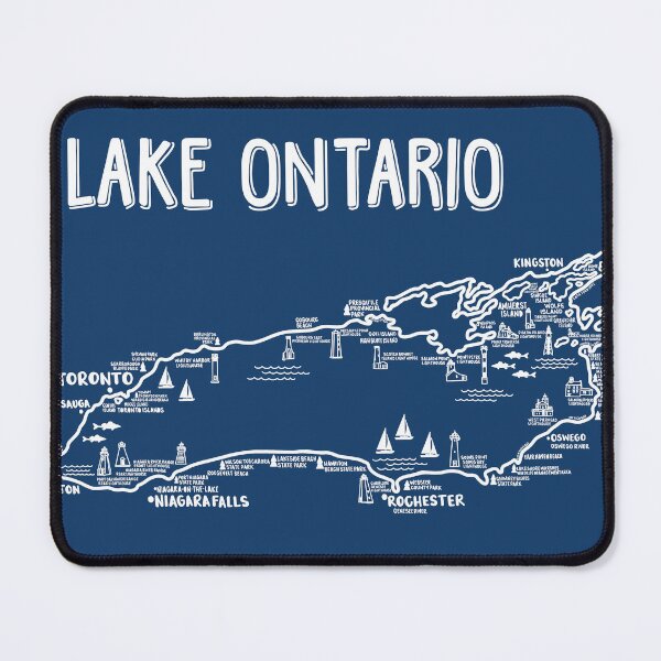 Item preview, Lake Ontario Map designed and sold by fiberandgloss.