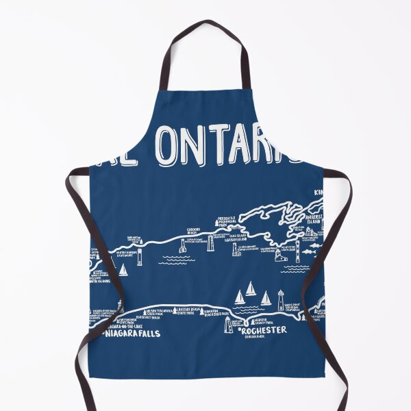 Item preview, Lake Ontario Map designed and sold by fiberandgloss.