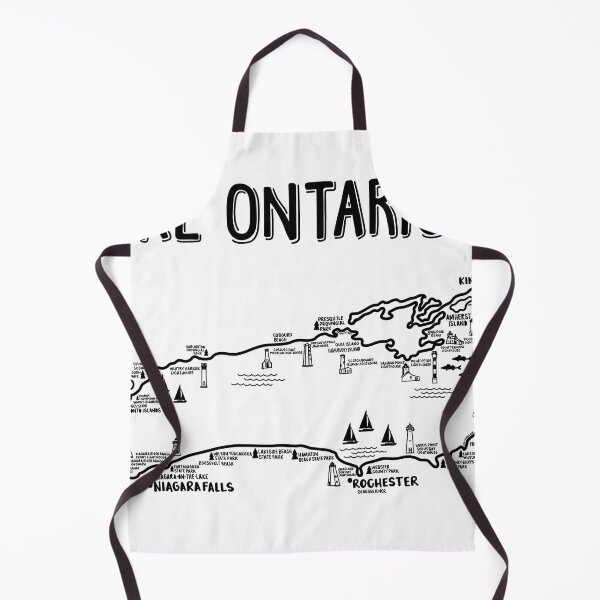 Item preview, Lake Ontario Map designed and sold by fiberandgloss.
