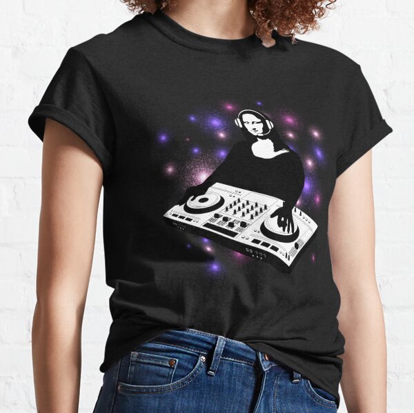 DJ Mona Lisa Shirt graphic tees, aesthetic shirt, music gift