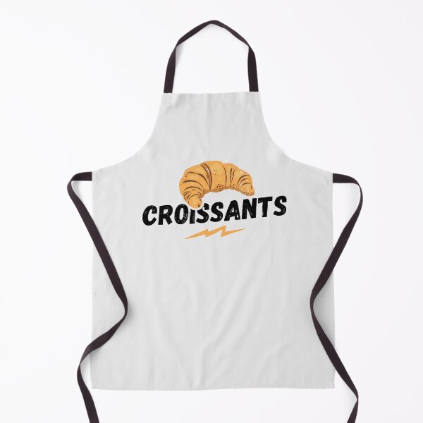 Artikelvorschau, Croissants, lustiges Geschenk, französisches Frühstück, ich liebe Croissants, Bäckerei entworfen und verkauft von rattob.