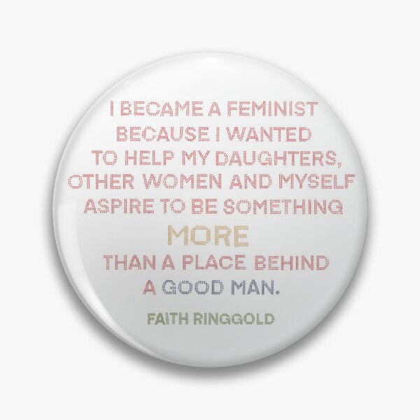 Item preview, Faith Ringgold Feminist Quote designed and sold by LindsayHonor.