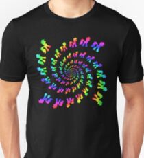 Rainbow Pony Spiral Explosion Unisex T-Shirt