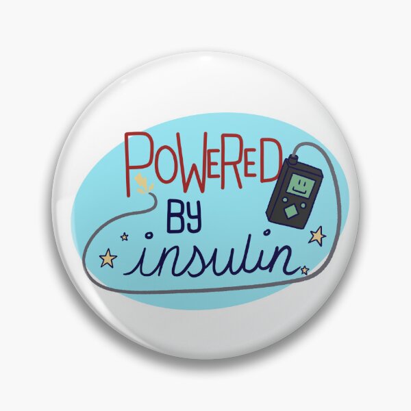 Item preview, Powered By Insulin designed and sold by FragilePanda.