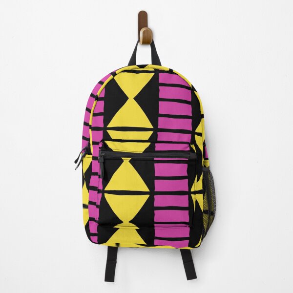 Item preview, Triangle Track Pattern 223 Black Magenta and Yellow designed and sold by tonymagnerart.