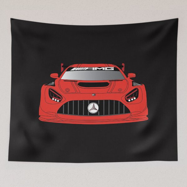 Item preview, Red car Mercedes  designed and sold by mixtape80.