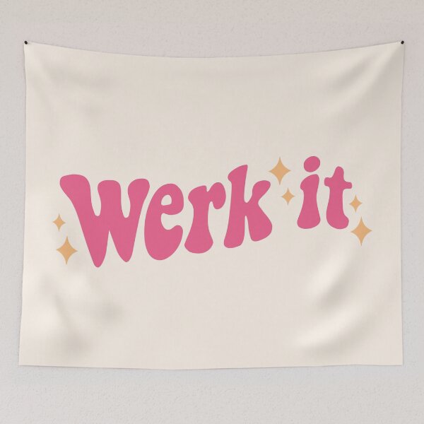 Item preview, Werk it! - pink - gold designed and sold by MamSelle.