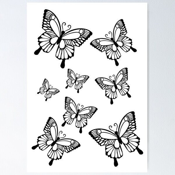 Item preview, Black Butterflies  designed and sold by Majo Art ✦ Digital Artist .