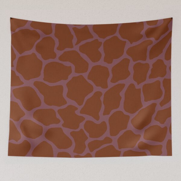 Item preview, Dark Terra Cotta in Giraffe Pattern  designed and sold by DayColors.