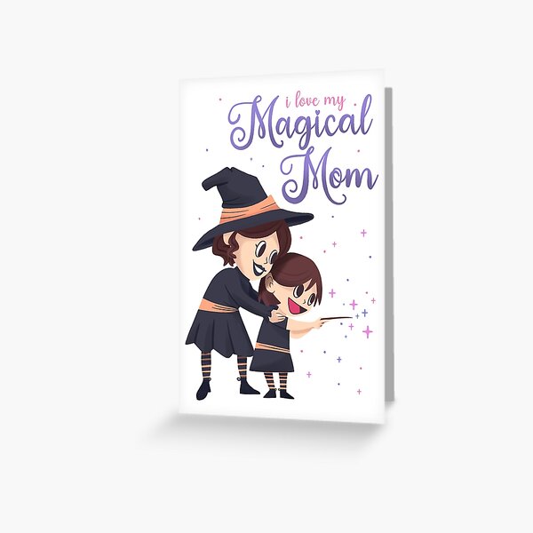 Item preview, Spooky Cute Mother's Day Witch - I love my Magical Mom  designed and sold by abowersock.