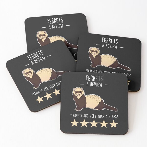 Item preview, Ferret Review designed and sold by Clara Hollins.
