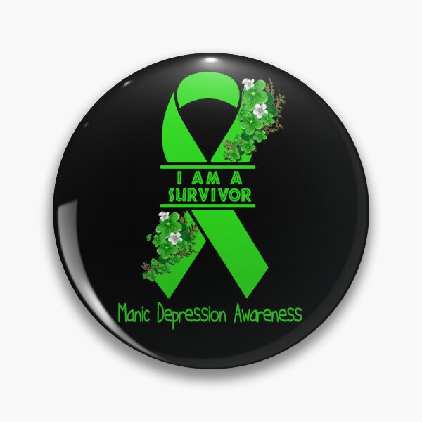 Item preview, I Am A Suvivor Ribbon Manic Depression Awareness designed and sold by heppenp.