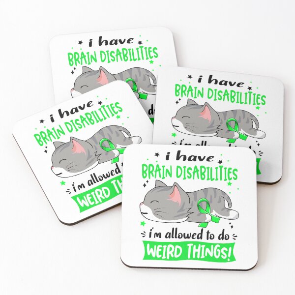 Item preview, Brain Disabilities Awareness, I Have Brain Disabilities i'm Allowed to do Weird Things! designed and sold by Tammyilaria.