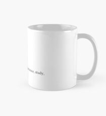 Art Word Definition - Left Black Text Mug