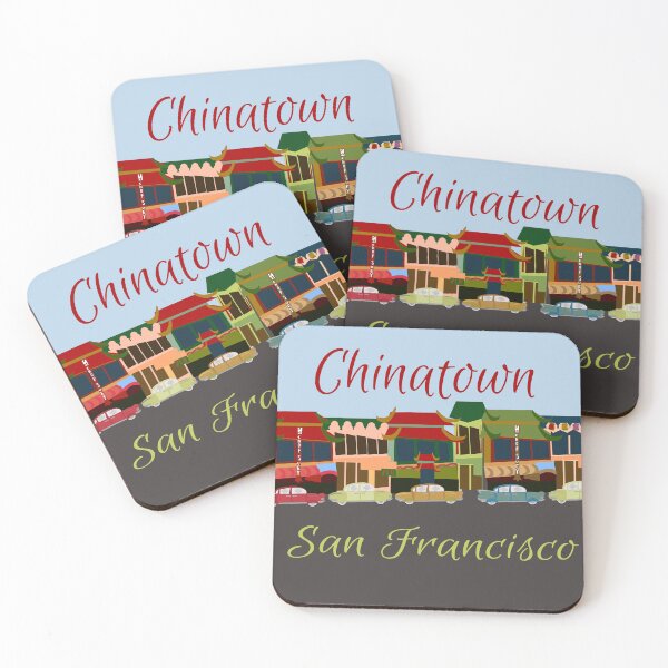 Item preview, Illustrated Chinatown San Francisco Illustrated Design designed and sold by mytshirtfort.