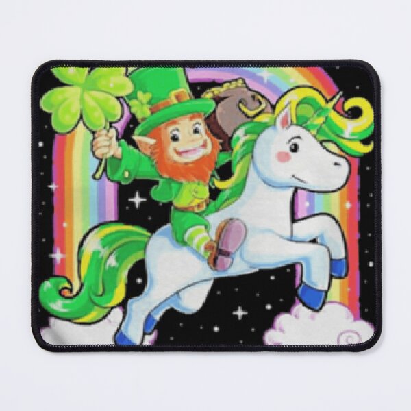 Item preview, Lepricorn Leprechaun Riding Unicorn St Patrick’s Day Girls Shirt designed and sold by selimane.