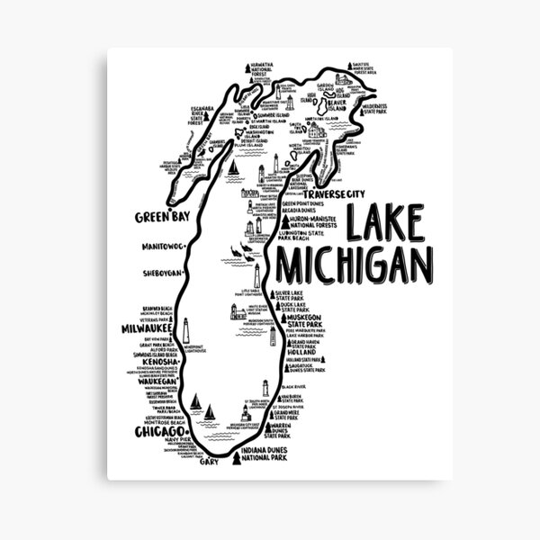 Lake Michigan Map