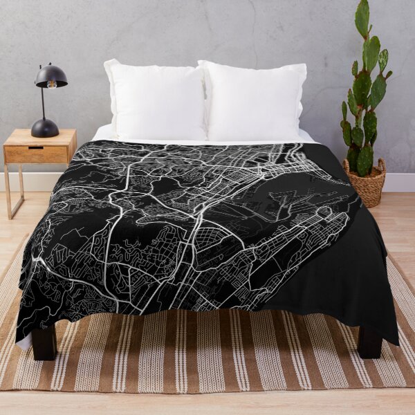 Item preview, Durban City Map of KwaZulu-Natal, South Africa - Full Moon designed and sold by deMAP.