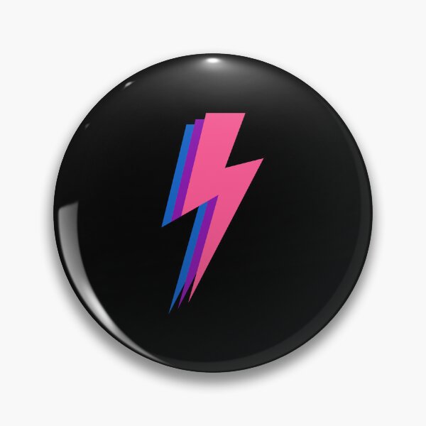 Item preview, Subtle Bisexual Pride Flag, Discreet Bi Trendy Lightning Bolt, LGBTQ designed and sold by SweetestPrints.