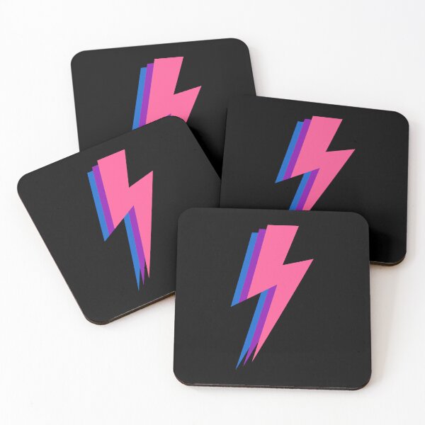 Item preview, Subtle Bisexual Pride Flag, Discreet Bi Trendy Lightning Bolt, LGBTQ designed and sold by SweetestPrints.