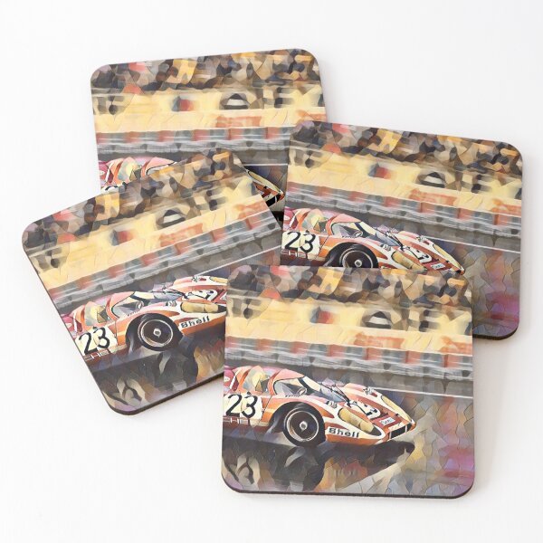 Item preview, 917 KVB Racing at Le Mans Poster - Classic Porsche 917 Le Mans designed and sold by Road To Track.
