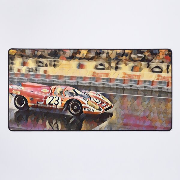 Item preview, 917 KVB Racing at Le Mans Poster - Classic Porsche 917 Le Mans designed and sold by Road To Track.