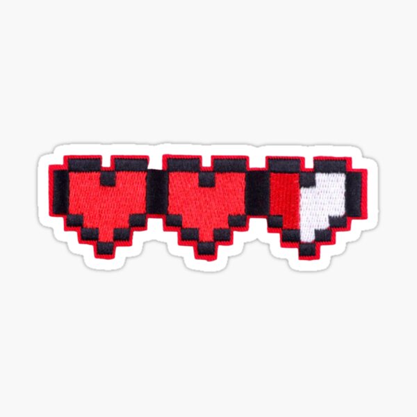 Trois coeurs mignons rouges Sticker