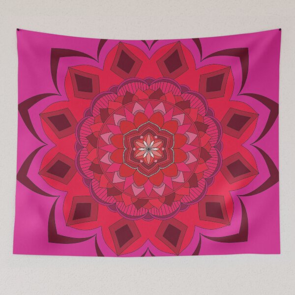 Item preview, Bright Pink Kaleidoscope designed and sold by redhandedgin.