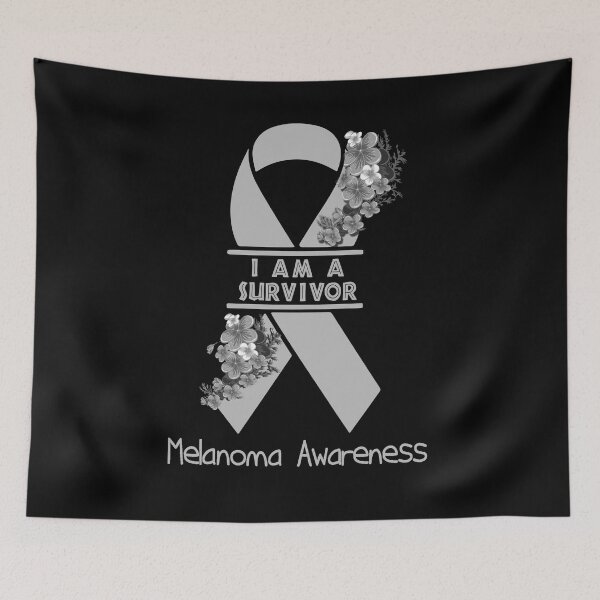 Item preview, I Am A Suvivor Ribbon Melanoma Awareness designed and sold by heppenp.