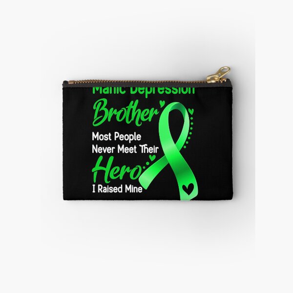 Item preview, Manic Depression Brother Most People Never Meet Their Hero I Raise Mine designed and sold by tenjun16.