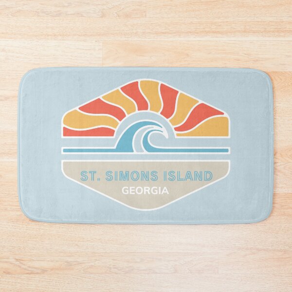 Item preview, St. Simons Island Georgia GA Retro Beach Water Sunrise and Sunset designed and sold by palmettodigital.