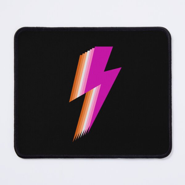 Item preview, Subtle Lesbian Pride Flag, Discreet Lesbian Trendy Lightning Bolt, LGBTQ designed and sold by SweetestPrints.