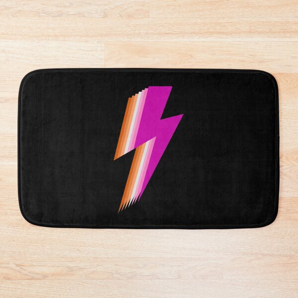 Item preview, Subtle Lesbian Pride Flag, Discreet Lesbian Trendy Lightning Bolt, LGBTQ designed and sold by SweetestPrints.