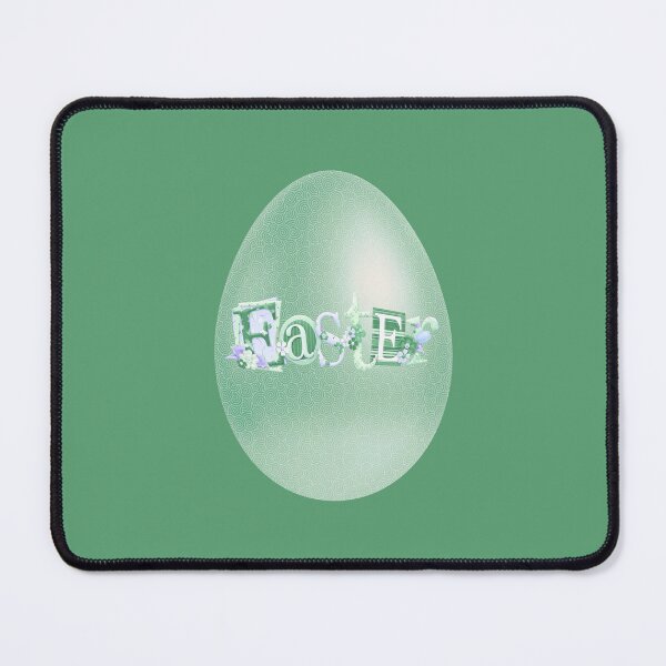 Item preview, Elegant Easter Egg (Green on Dk. Green) designed and sold by PawsitiveMum.