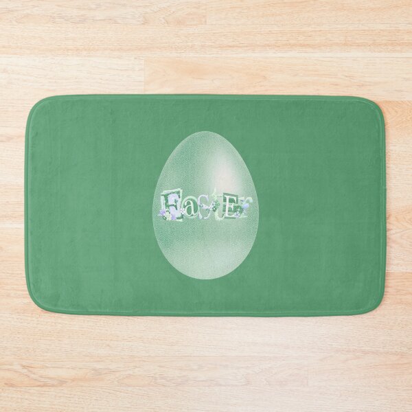 Item preview, Elegant Easter Egg (Green on Dk. Green) designed and sold by PawsitiveMum.
