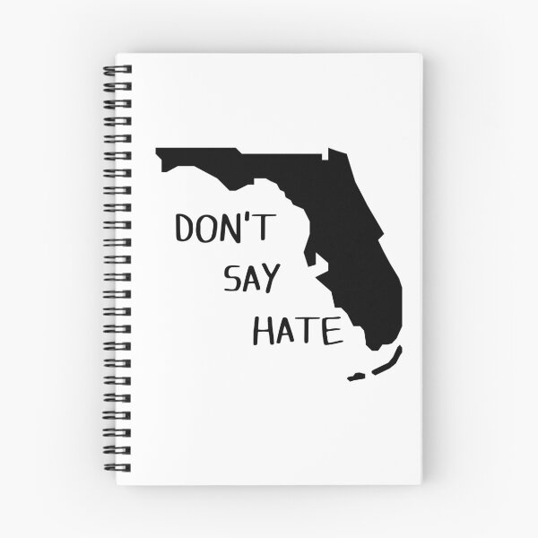 Item preview, Don't Say Hate - Oppose Don't Say Gay - Florida Silhouette designed and sold by SayWhatYouFeel.